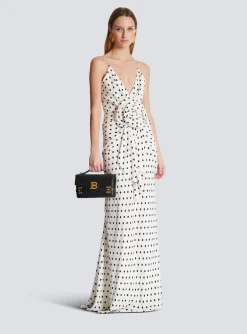 New Polka Dots Printed Maxi Dress Women Dresses
