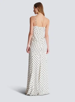 New Polka Dots Printed Maxi Dress Women Dresses