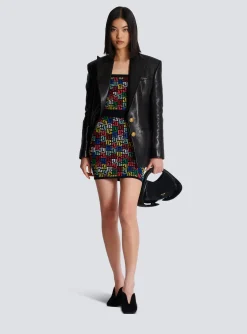 Discount Pop Monogram Knit Skirt Women Skirts
