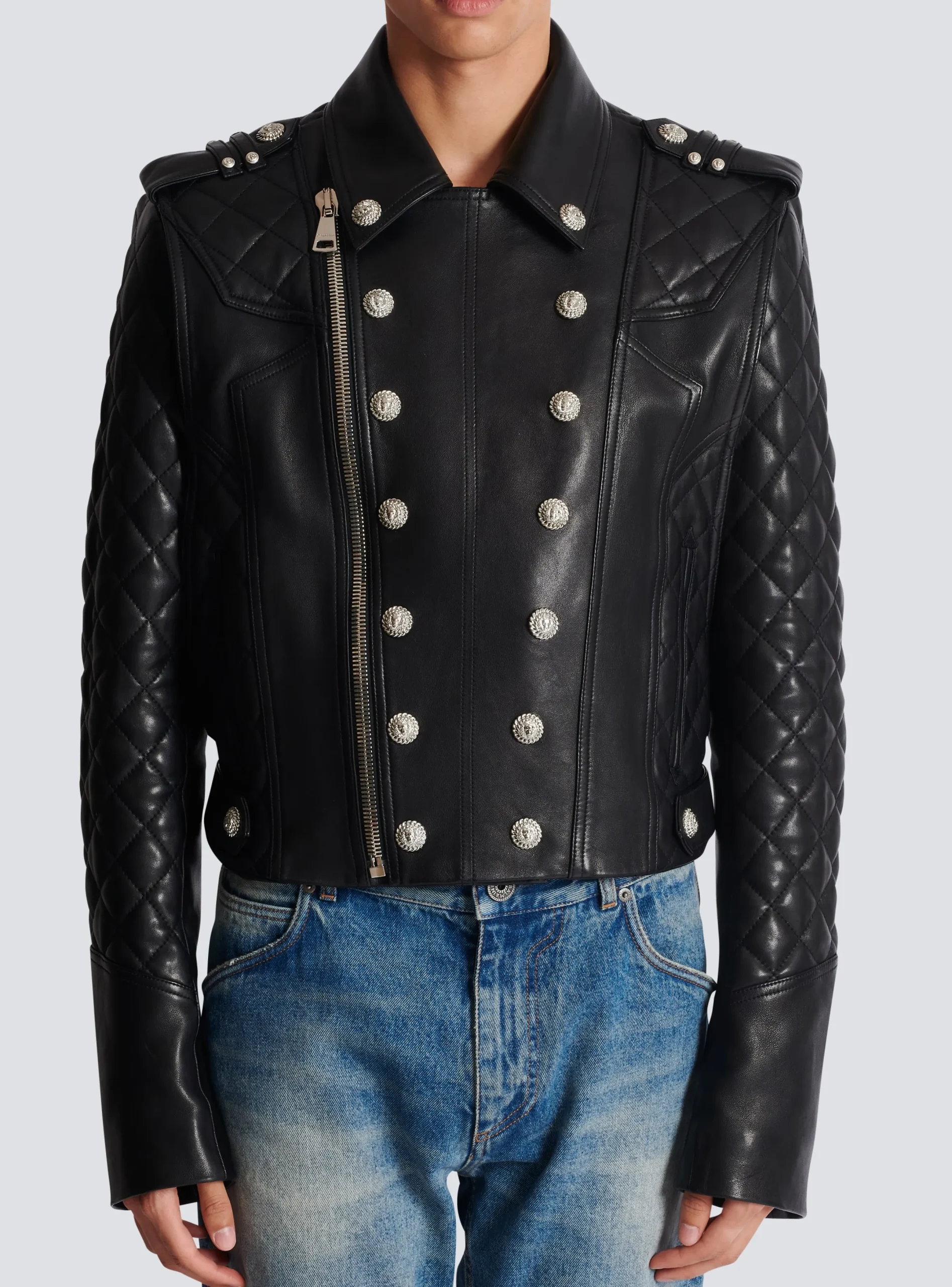 Best Quilted Leather Biker Jacket Outerwear