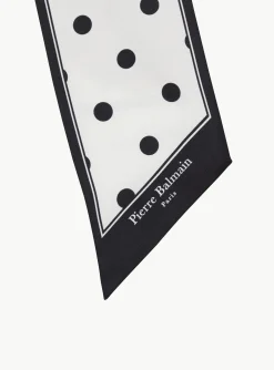 Best Sale Roses And Polka Dots Printed Bandana Women Scarves