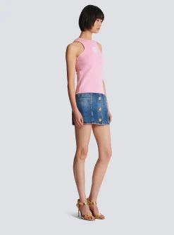 Fashion Retro PB Tank Top Women T-Shirts
