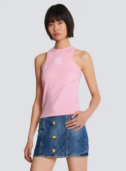 Fashion Retro PB Tank Top Women T-Shirts