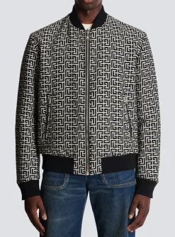 Best Reversible Cotton Bomber Jacket With Monogram Outerwear
