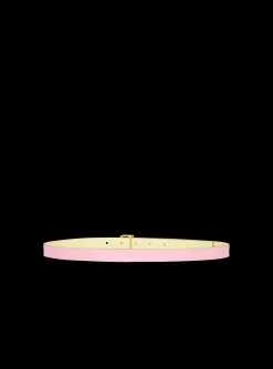 Sale Reversible Smooth Calfskin Leather Skinny B-Belt Women Belts