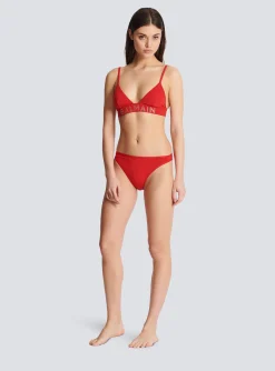 Sale Rhinestoned Triangle Bikini Women Swimwear
