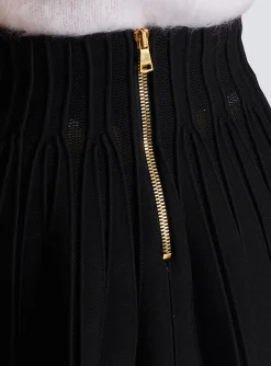 Outlet Ribbed Knit Skater Skirt Women Skirts|Knitwear
