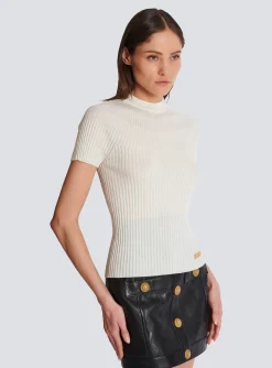 Cheap Ribbed Knit Top Women Tops And Shirts