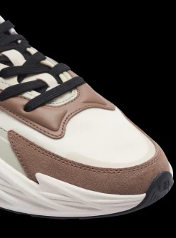 Shop Run-Row Leather And Nylon Trainers Men|Sneakers