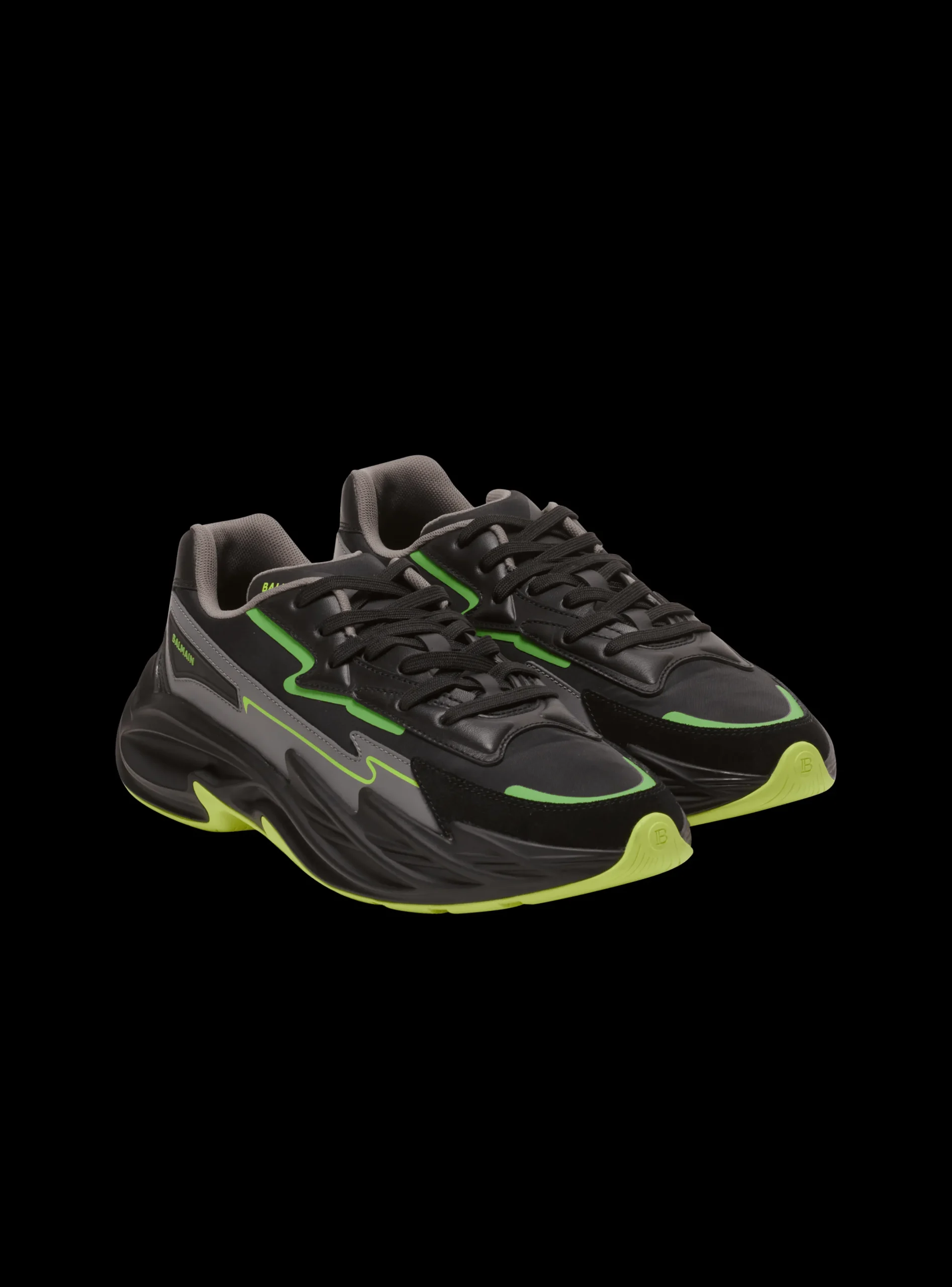 Store Run-Row Leather And Nylon Trainers Run-Row