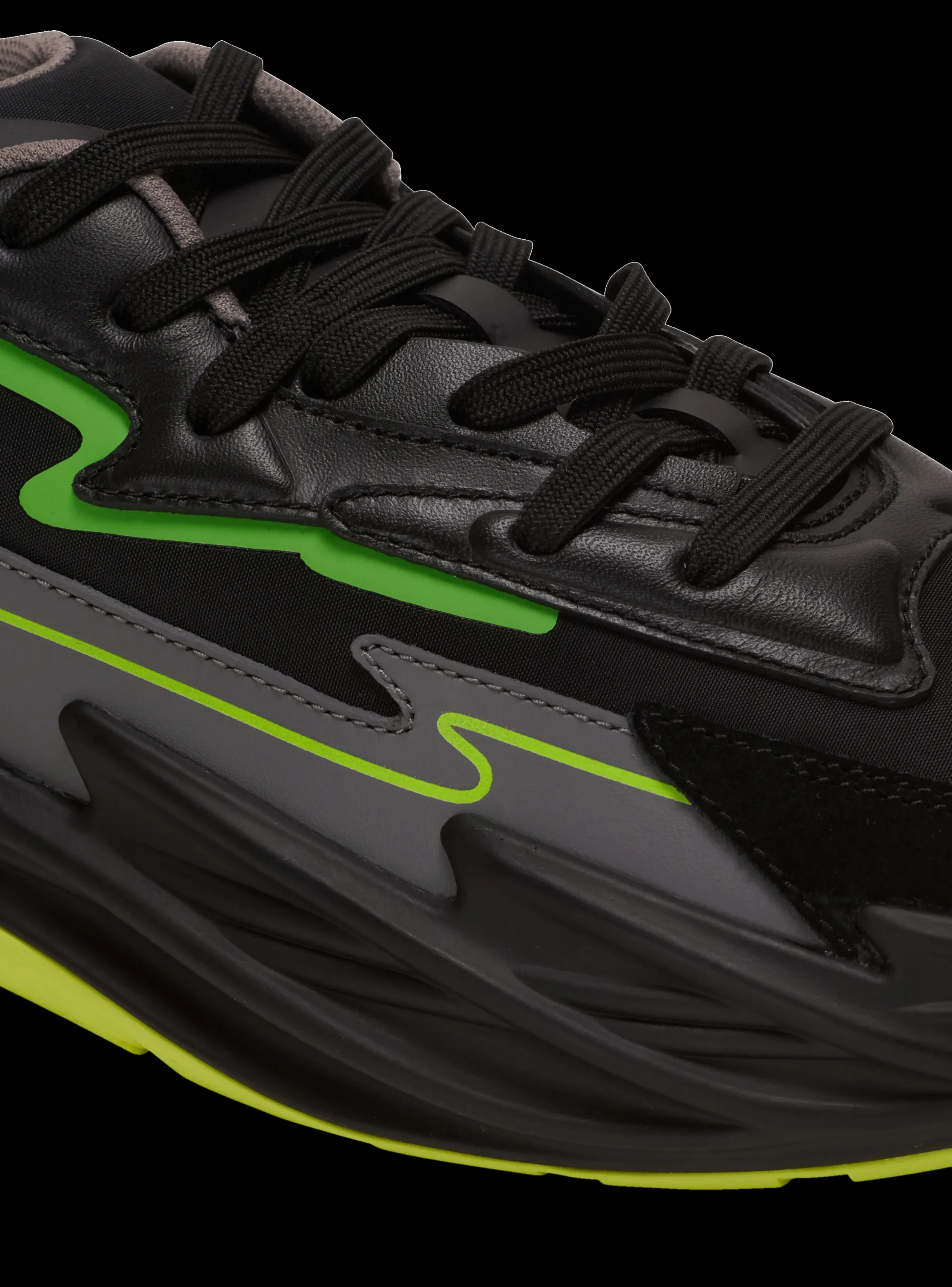 Store Run-Row Leather And Nylon Trainers Run-Row