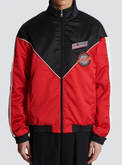 Best Sale Satin Racing Jacket In Three Colours Outerwear