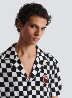 Flash Sale Satin Racing Pyjama Shirt Shirts And Polos