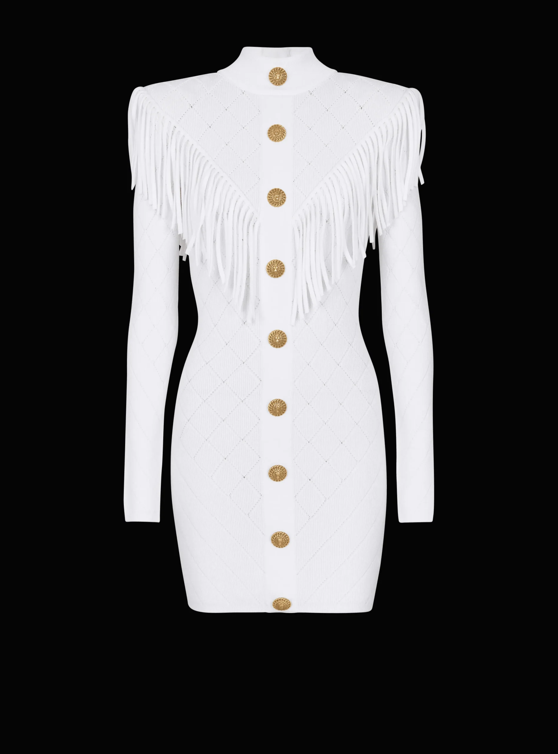 Discount Short Fringed Fine Knit Dress Women Knitwear|Dresses