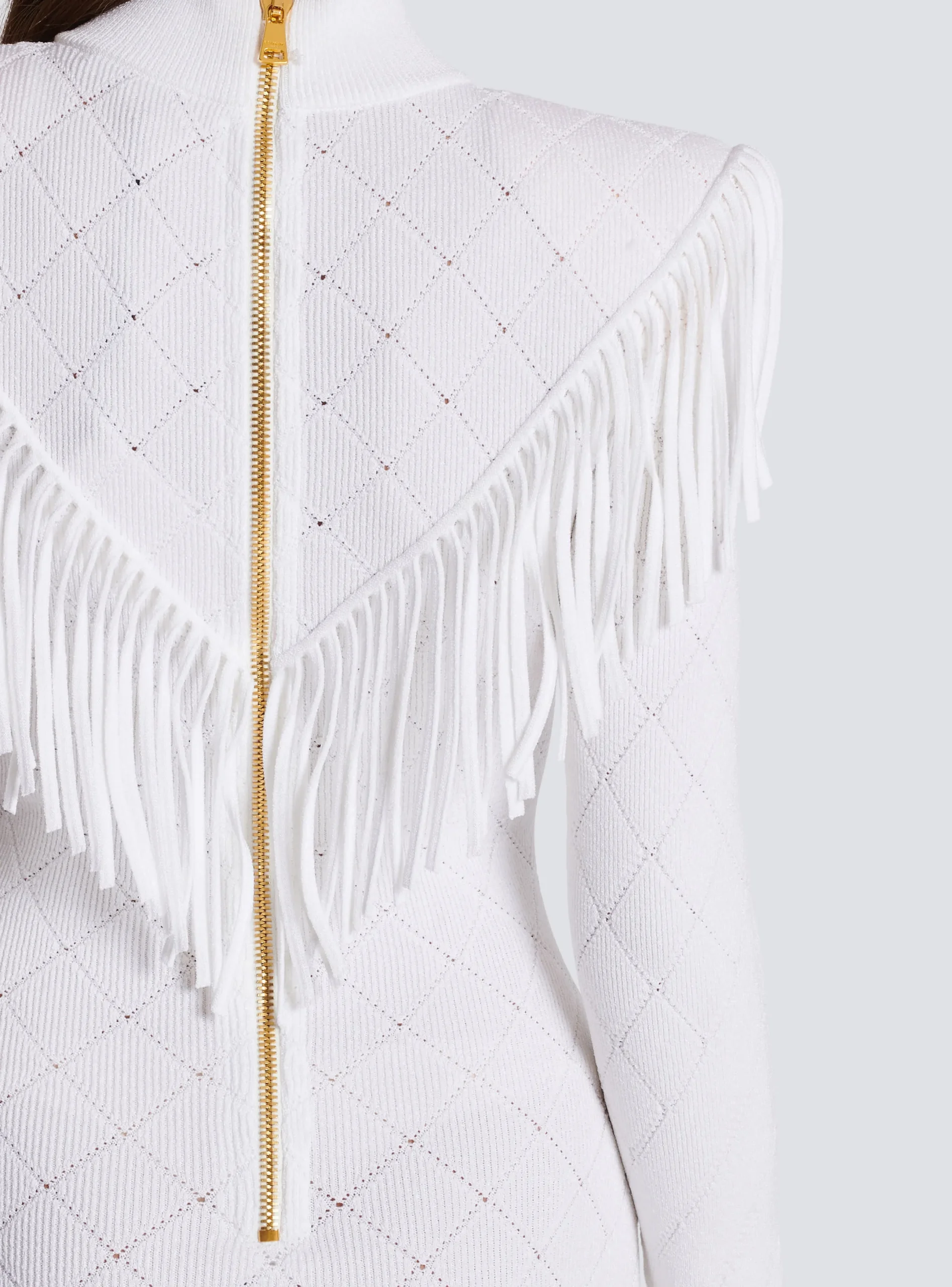 Discount Short Fringed Fine Knit Dress Women Knitwear|Dresses