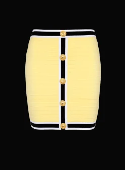Flash Sale Short Knit Skirt With Buttons Women Skirts|Knitwear