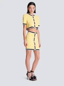 Flash Sale Short Knit Skirt With Buttons Women Skirts|Knitwear