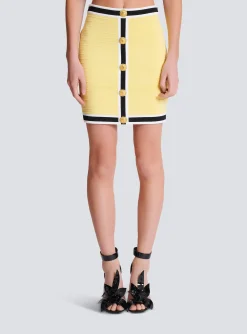 Flash Sale Short Knit Skirt With Buttons Women Skirts|Knitwear