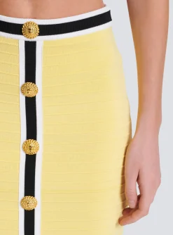 Flash Sale Short Knit Skirt With Buttons Women Skirts|Knitwear