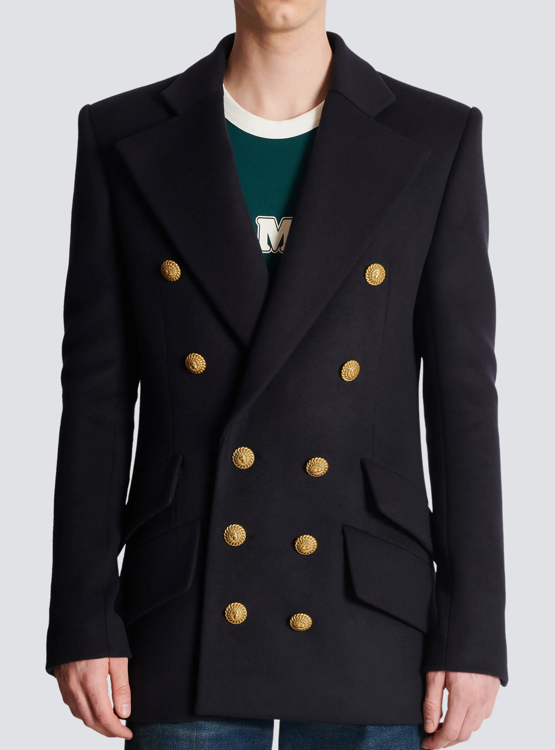 Discount Short Military-style Coat Women Outerwear|Outerwear
