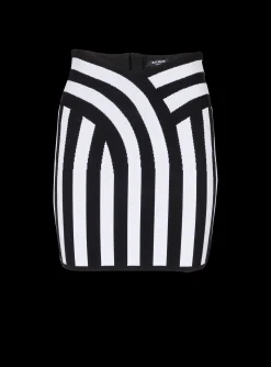 Online Short Striped Knit Skirt Women Skirts