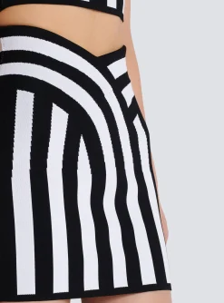 Online Short Striped Knit Skirt Women Skirts