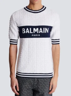 Best Sale Short-sleeved PB Labyrinth Knit T-shirt Knitwear