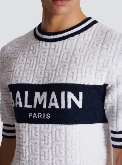 Best Sale Short-sleeved PB Labyrinth Knit T-shirt Knitwear