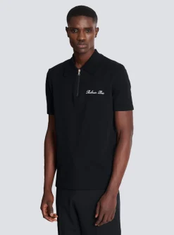 Outlet Short-sleeved Polo Shirt With Signature Embroidery Shirts And Polos