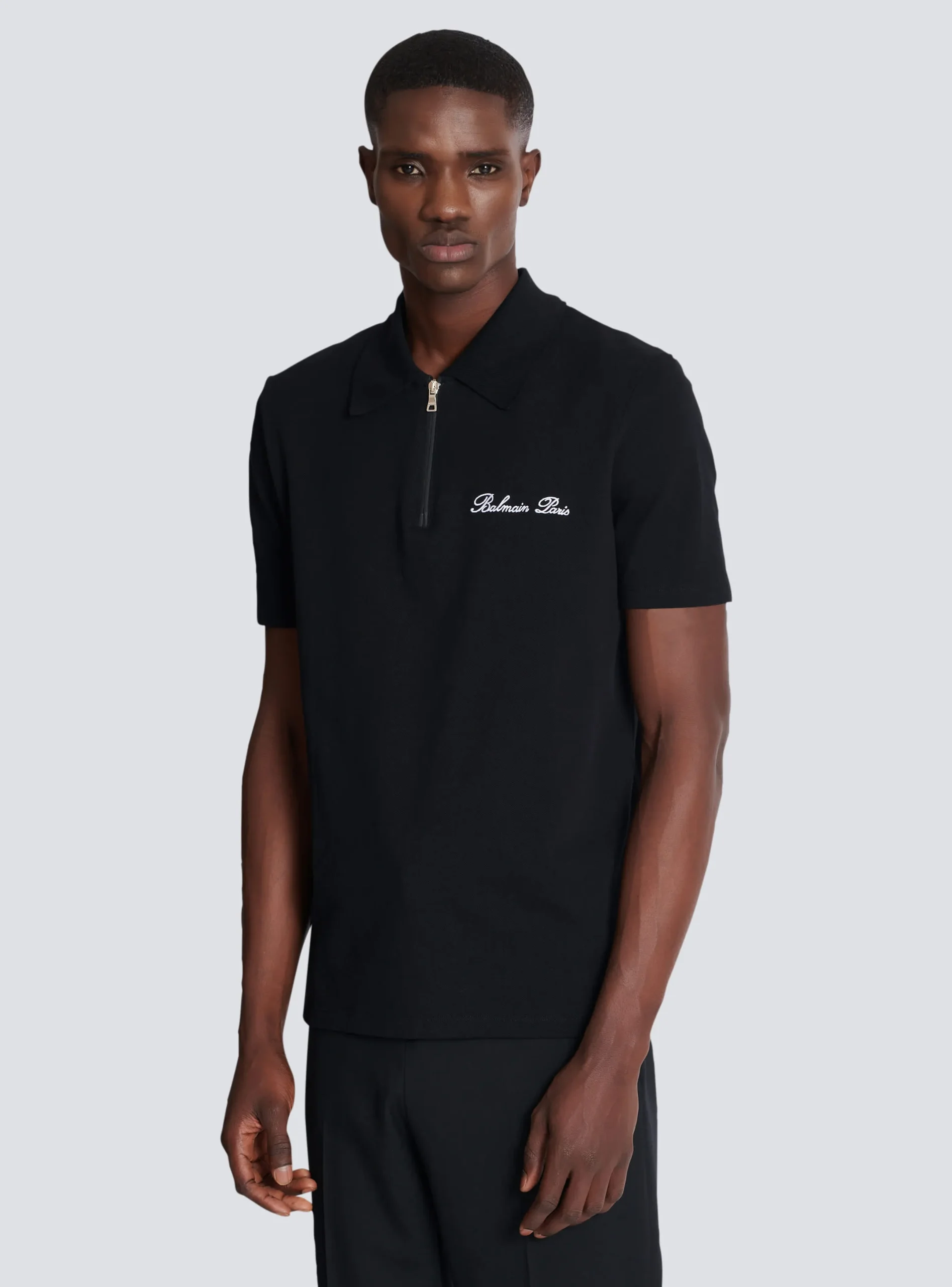 Outlet Short-sleeved Polo Shirt With Signature Embroidery Shirts And Polos
