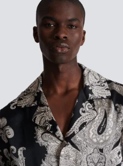 Sale Silk Paisley Print Shirt Shirts And Polos