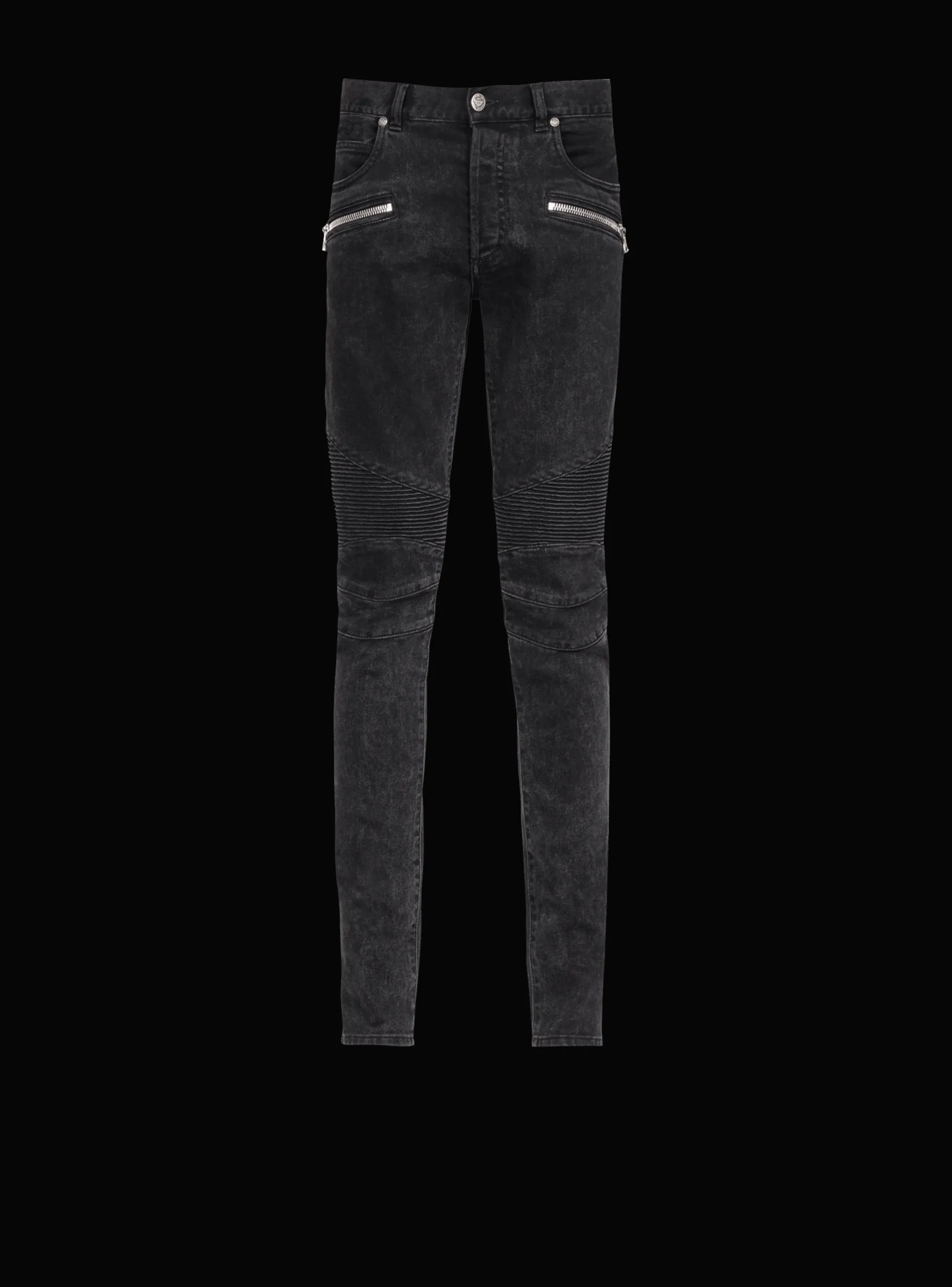Outlet Slim Cut Cotton Jeans Denim