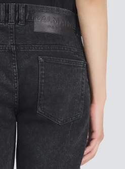 Outlet Slim Cut Cotton Jeans Denim