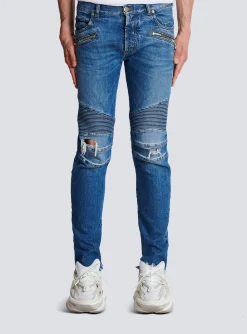 Clearance Slim-fit Cotton Jeans Denim