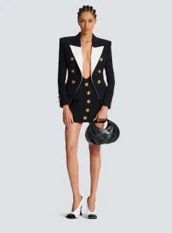 Store Slim-fit Jacket With Roses Buttons Women Jackets And Blazers