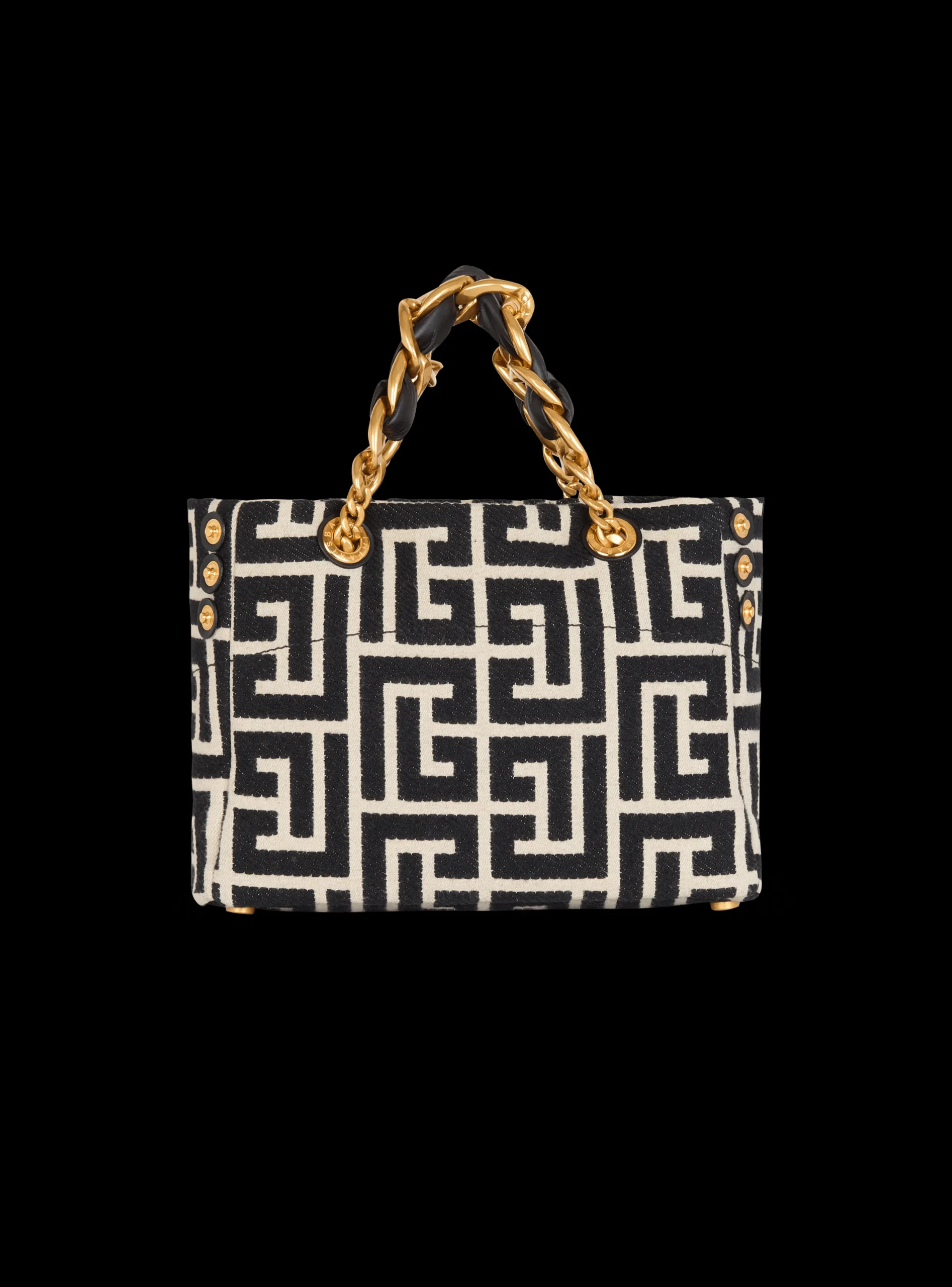 Hot Small 1945 Soft Tote Bag Monogram Jacquard Fabric Bags