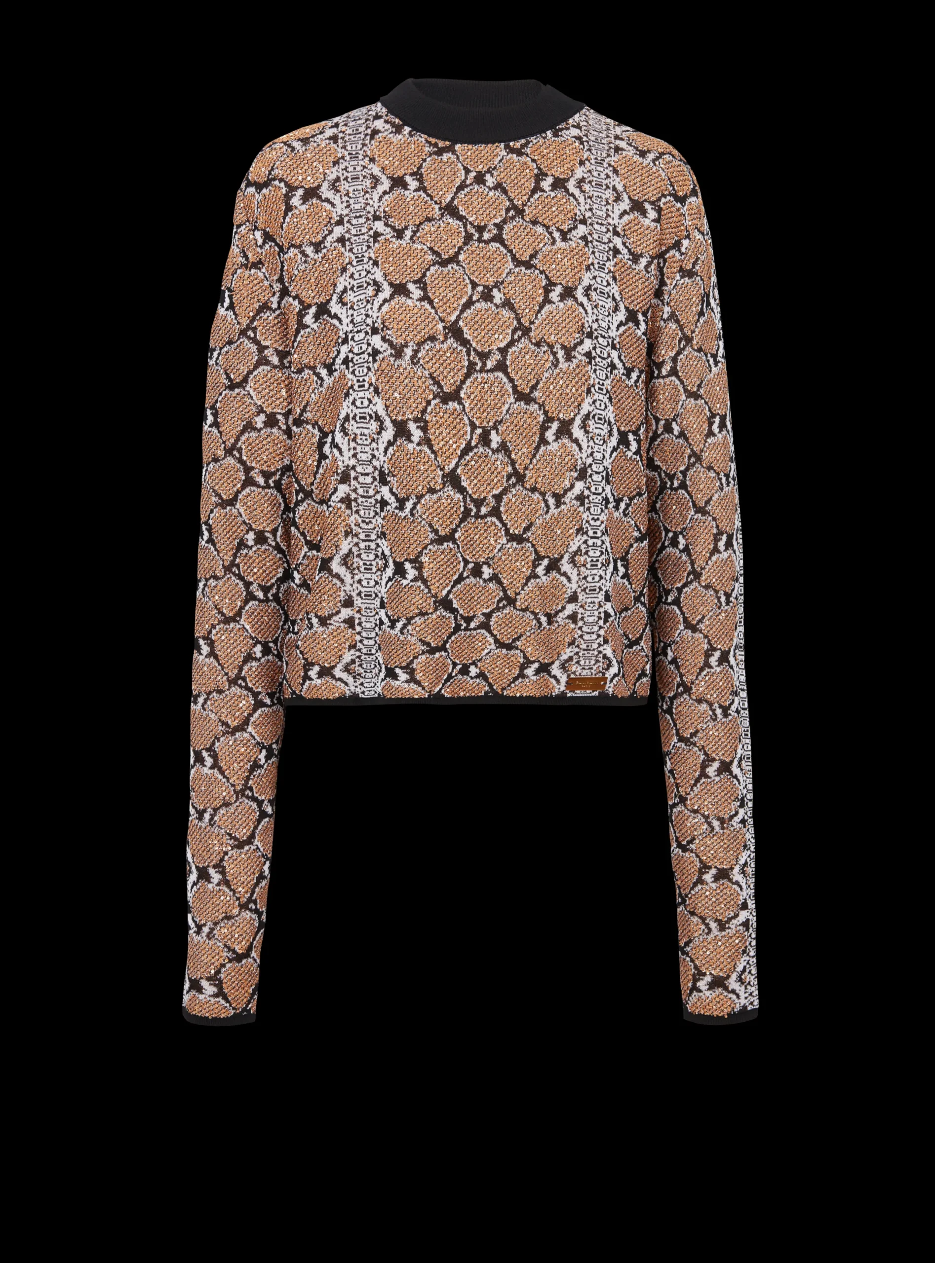 New Snakeskin Knit Jumper Women Knitwear