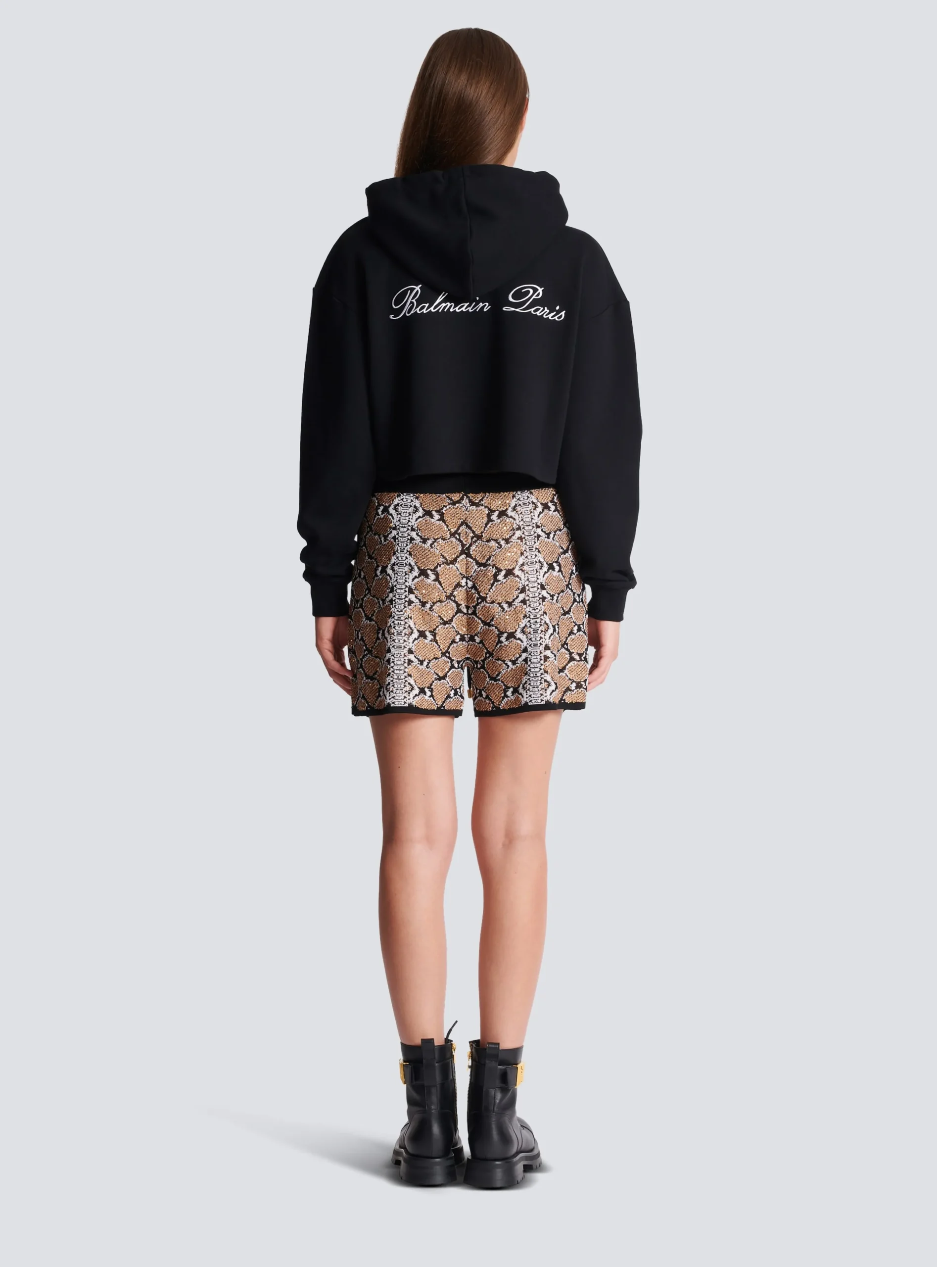 Outlet Snakeskin Knit Shorts Women Trousers And Shorts|Knitwear