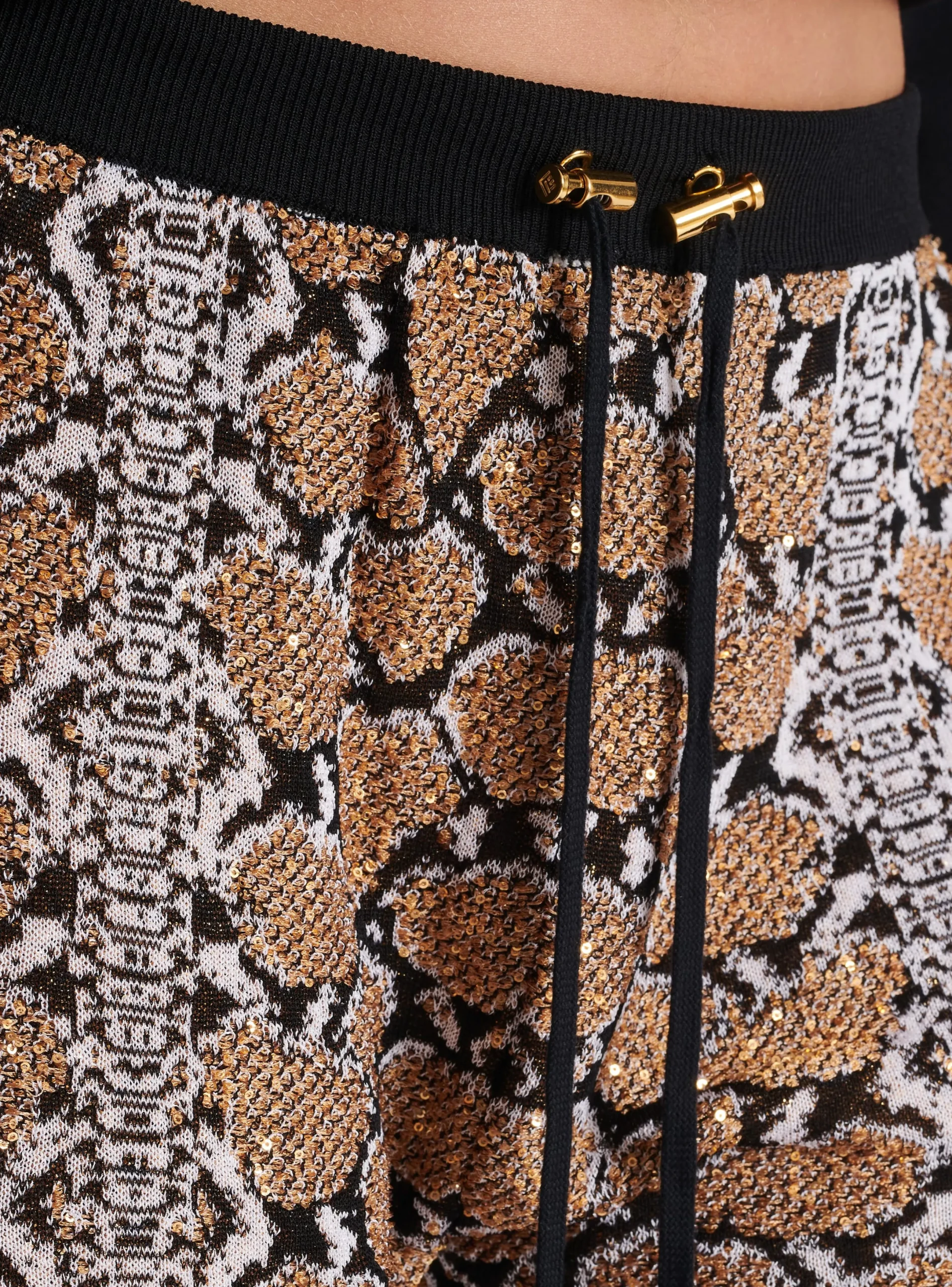 Outlet Snakeskin Knit Shorts Women Trousers And Shorts|Knitwear