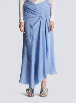 Store Snakeskin Silk Jacquard Skirt Women Skirts