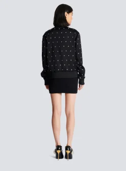 Best Sale Stars Embroidered Bomber Jacket Women Outerwear