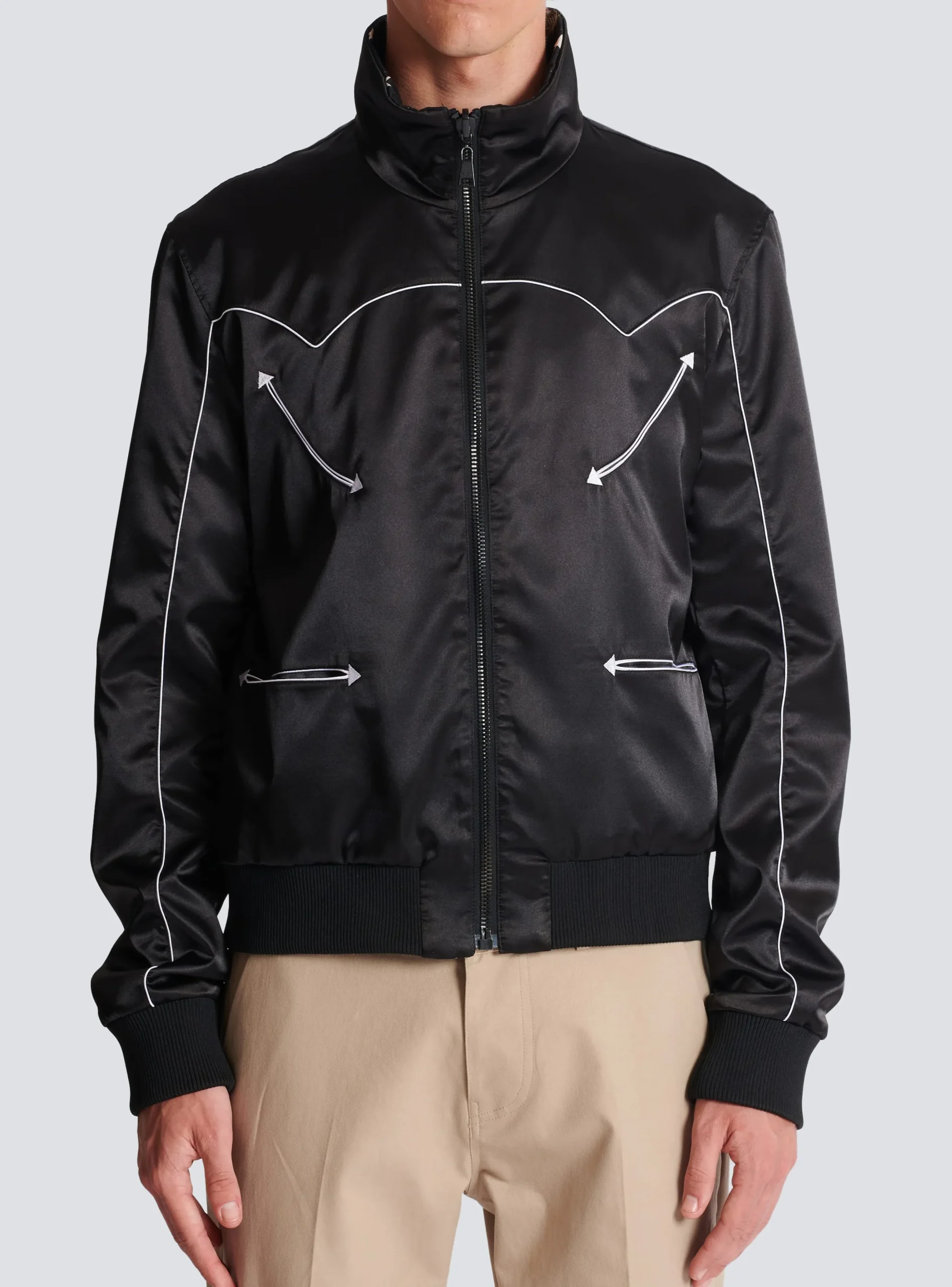 Outlet Stars Reversible Bomber Jacket Outerwear