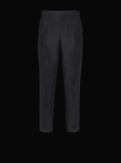 Cheap Straight-leg Mini Monogrammed Trousers Trousers And Shorts
