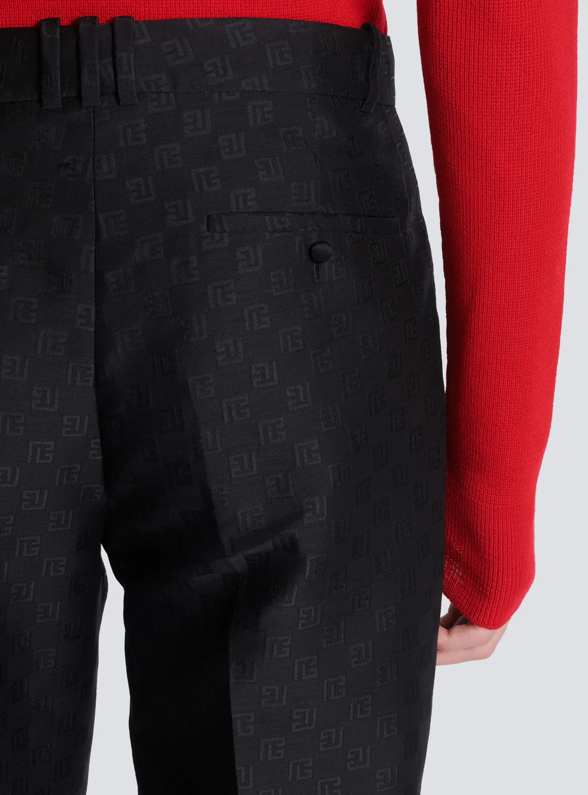 Cheap Straight-leg Mini Monogrammed Trousers Trousers And Shorts