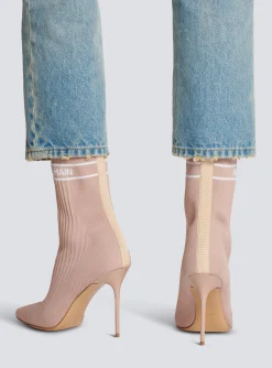 Discount Stretch Knit Skye Ankle Boots Women Boots