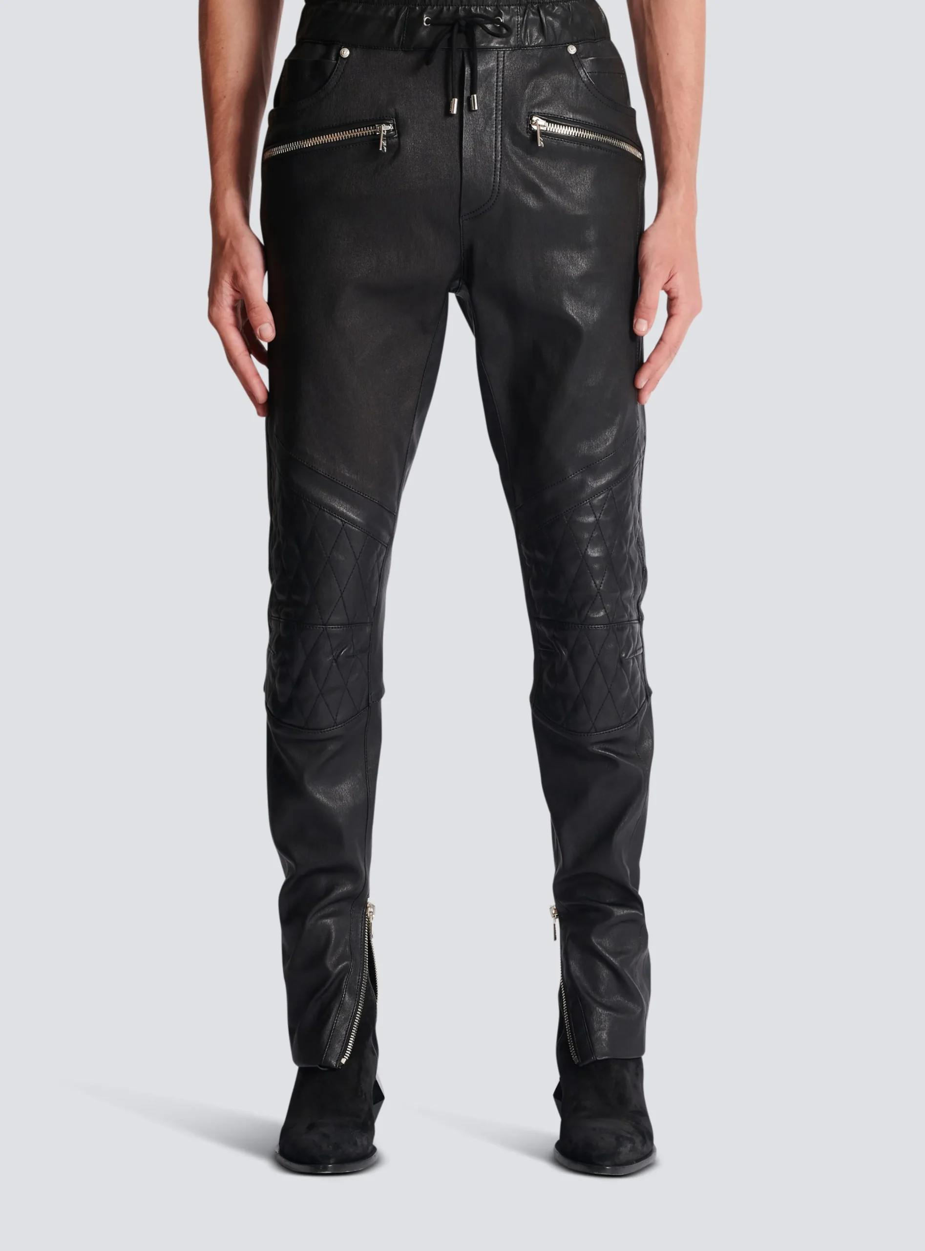 Sale Stretch Leather Trousers Trousers And Shorts