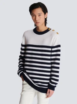 Discount Striped Cashmere Jumper Knitwear