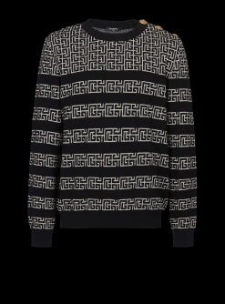 Cheap Striped PB Labyrinth Wool And Linen Jumper Knitwear