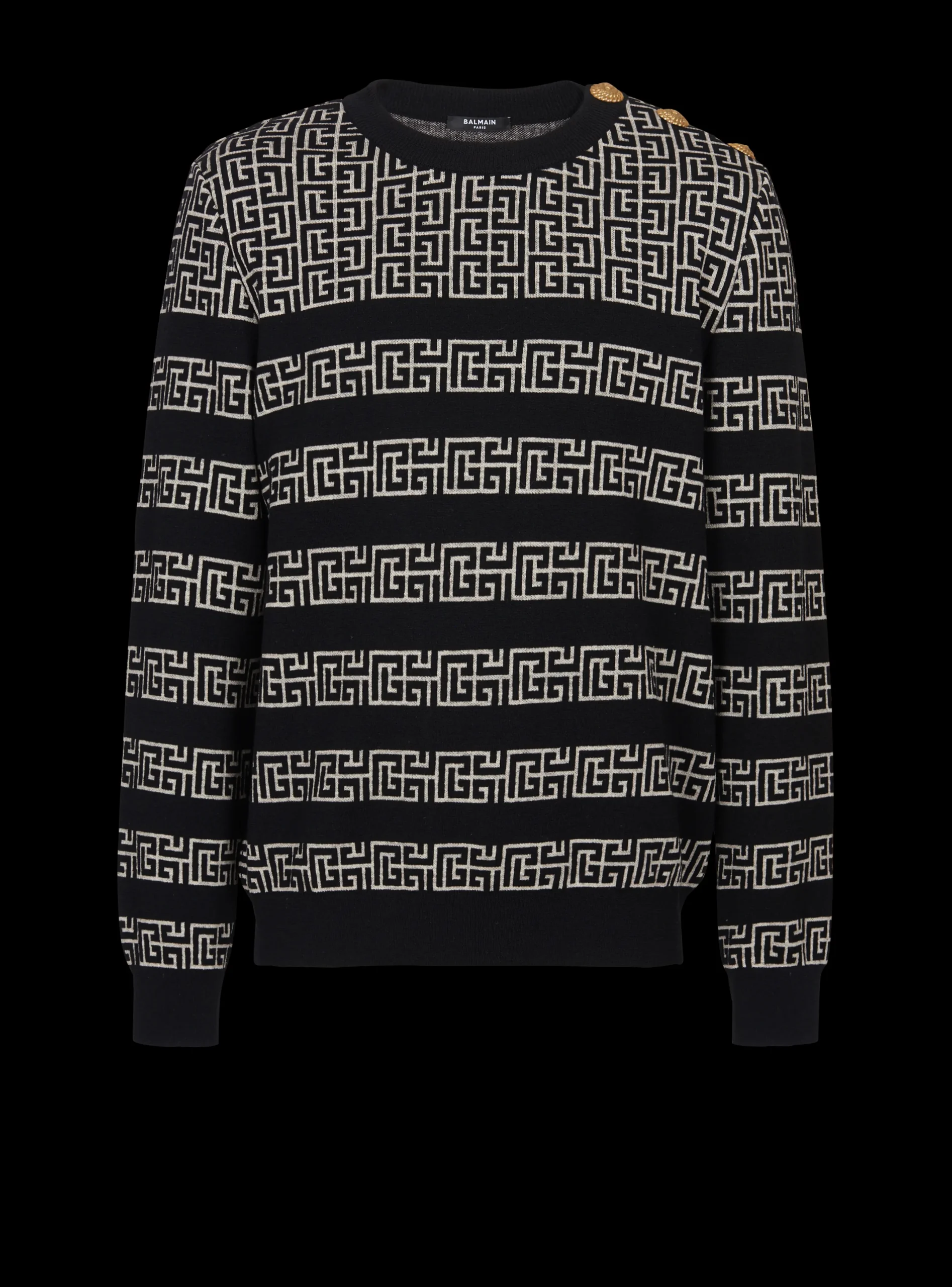 Cheap Striped PB Labyrinth Wool And Linen Jumper Knitwear