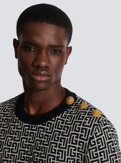 Cheap Striped PB Labyrinth Wool And Linen Jumper Knitwear